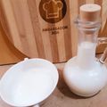 Nazia Qureshi's cooksnap of when they made Meethi lassi.
