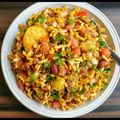 Bhavana Shah's cooksnap of when they made પાપડ ચાટ (Papad chat recipe in Gujarati).
