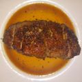 Zuramarios7's cooksnap of when they made Duck breasts fillet with orange sauce.