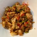 El cooksnap de Diego José Caramazana Ramos cuando hizo Cerdo agridulce.