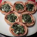 El cooksnap de Aruale cuando hizo Nidos de pavo con espinacas.