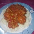 El cooksnap de Luaana Sanchez cuando hizo Albóndigas con arroz.