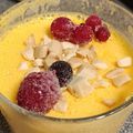 El cooksnap de Daniel González cuando hizo Mousse de mandarina y yogur.