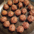 El cooksnap de Nanny Silva cuando hizo Trufas  vainilla y dulce.