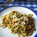 El cooksnap de Valeria cuando hizo Fideos con calabaza vegan.