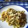 El cooksnap de Valeria cuando hizo Fideos con calabaza vegan.