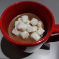 El cooksnap de Bianka Palma cuando hizo Chocolate caliente con Marshmallow.