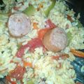 Lisa's cooksnap of when they made Sausage & Peppers Rice One Pot Meal.