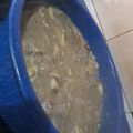 El cooksnap de Jess Tlacaelel cuando hizo Bistec en salsa verde con champiñones.