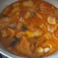 Cooksnap dari Lathifah Alawy untuk resep Asem-asem TAHU KULIT Kuah KEMANGI / Tahu PonTang