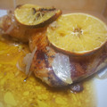 El cooksnap de Salma cuando hizo Muslos de pollo a la naranja.