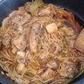 El cooksnap de boladeras cuando hizo Fideos con costillas de cerdo.