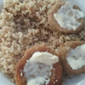El cooksnap de M@bel cuando hizo Milanesas de berenjenas con ensalada vegan.