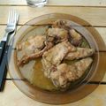 El cooksnap de Kevin Gibert cuando hizo Conejo en salsa.