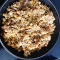 El cooksnap de Anabel Sanz cuando hizo Salteado de arroz y garbanzos.