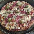 El cooksnap de Ra cuando hizo Pizza de harina integral.