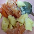 Cooksnap Dunia Hanya Sementara Fy semasa beliau membuat Tomato Asam Kulit Limau.
