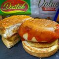 Hina Ibrahim's cooksnap of when they made Delicious 😋 crispy zinger burger 🍔.