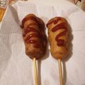 El cooksnap de Furan cuando hizo Banderillas (corndogs).