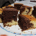 El cooksnap de Mariana Diaz cuando hizo Torta marmolada.