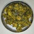 Kanak jitlani का कुकस्नैप जब उन्होंने मूली की भुर्जी (mooli ki bhurji recipe in Hindi) बनाया था।