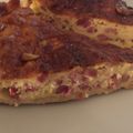 El cooksnap de Marieta cuando hizo Quiche jamón y queso.