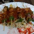 Musfirah Shakil's cooksnap of when they made Chicken shashlik with Fried Rice.