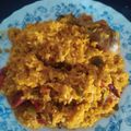 El cooksnap de María c cuando hizo Arroz al chilindrón en olla GM.