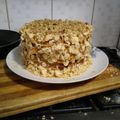 El cooksnap de kotty cuando hizo Torta de hoja, manjar y crema pastelera (pre-lista) 😉.