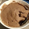 El cooksnap de Lionela Aguirre cuando hizo Torta en Taza para hacer en microondas.