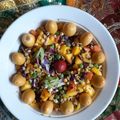 Stuti Buch's cooksnap of when they made ફણગાવેલા મગ અને વેજીટેબલ સલાડ (Fangavela Moong Vegetable Salad Recipe In Gujarati).