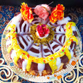 کوک اسنپ 👸Ashpazye_ Anahita👩‍🍳 بعد از امتحان کردن کیک دو رنگ با آرد برنج.