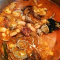 El cooksnap de Pedro Antonio Tudela Hernandez cuando hizo Fabes con almejas.