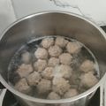 Cooksnap dari Nur Kayati untuk resep MPASI 1+ (Bakso Sapi) - menu utama