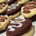 Matthew's cooksnap of when they made Vickys Valentine Chocolate Shortbread Hearts, GF DF EF SF NF.