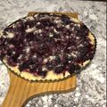 El cooksnap de Mel Martinez cuando hizo Kuchen alemán de moras silvestres.
