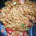 Cooksnap dari sonya dewi untuk resep Mie Goreng Burung Dara Pipih