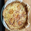 El cooksnap de anahelenarubio cuando hizo Quiche de calabacín, puerro y queso de cabra.
