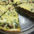 El cooksnap de Laura Moreira cuando hizo Tarta de puerro con masa casera.