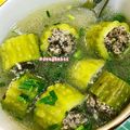 Cooksnap của Jung Bubii khi họ làm theo món Canh khổ qua dồn thịt