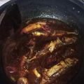 Cooksnap nor hidayah semasa beliau membuat Ikan Kembung Masak Kicap.