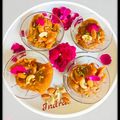 Indra Sen का कुकस्नैप जब उन्होंने बेसन का हलवा (Besan ka halwa recipe in hindi) बनाया था।