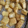 El cooksnap de Daiana Guibaudo cuando hizo Papas fritas crocantes rebozadas con polenta.