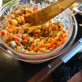 El cooksnap de Paloma Mazzeo cuando hizo Ensalada rusa (Receta argentina para Navidad).