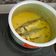 Cooksnap amirah 94 semasa beliau membuat Ikan Selar Masak Lemak Kuning.
