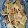 El cooksnap de Emilse Kobalenko cuando hizo Galletitas de queso, polenta y sésamo a la plancha.