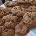 El cooksnap de Erica Briglia cuando hizo Cookies con chips de chocolate.