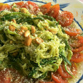 El cooksnap de Josemi CilantroYHierbabuena cuando hizo Pasta de calabacín al pesto (crudivegano).