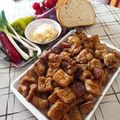 Magyarné Nyírő Kati Cooksnap-ja, amikor elkészítette a(z) Friss, falatnyi tepertő receptet.
