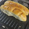 El cooksnap de sabrina cuando hizo Pan casero tipo baguette en horno eléctrico.